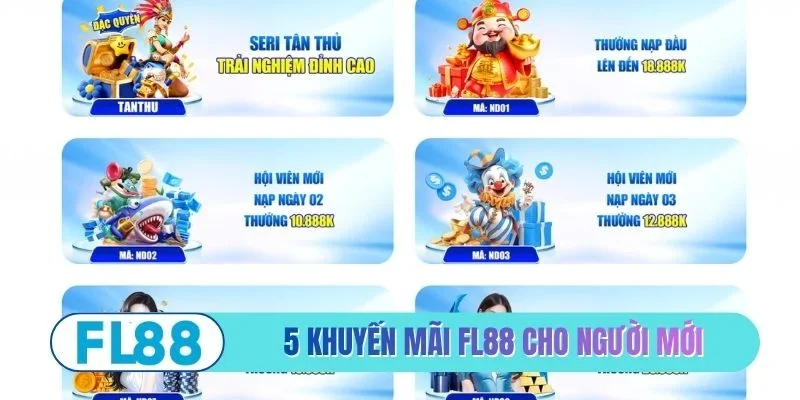 Khuyến Mãi FL88 - Top 5 Ưu Đãi Độc Quyền Cho Người Mới - BETMIRA88.BIZ
